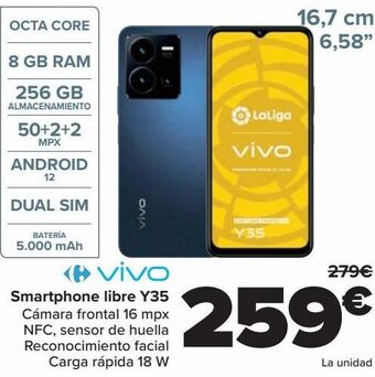 Carrefour Vivo smartphone libre y35 oferta