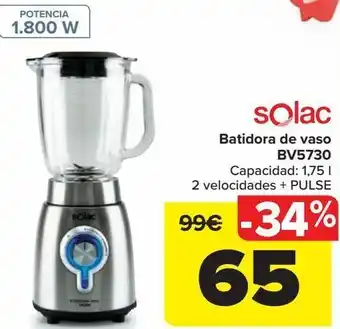 Carrefour Solac batidora de vaso bv5730 oferta