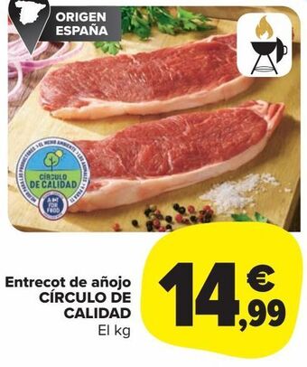 Carrefour Market Entrecot de añojo circulo de calidad oferta