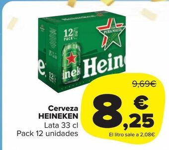 Carrefour Market Cerveza heineken oferta