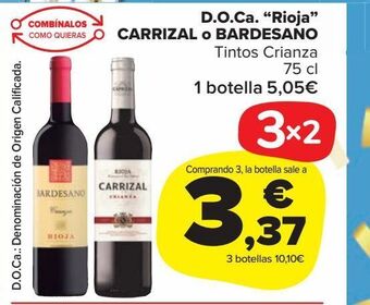 Carrefour Market D.o.ca. rioja carrizal o bardesano oferta