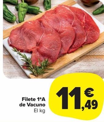 Carrefour Market Filete 1ªa de vacuno oferta