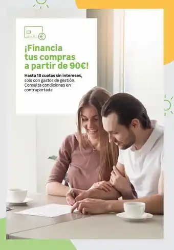 Leroy Merlin € ¡financia tus compras a partir de 90€! hasta 18 cuotas sin intereses, solo con gastos de gestión. consulta condiciones en oferta