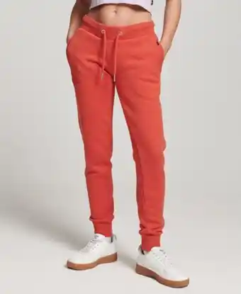 Superdry Joggers de algodón orgánico con logotipo essential oferta