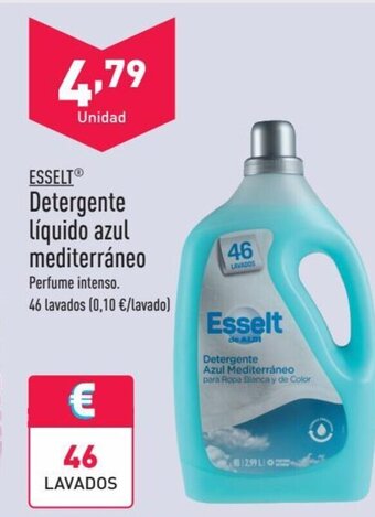 ALDI Detergente líquido azul mediterráneo oferta