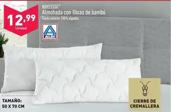 ALDI Almohada con fibras de bambú oferta