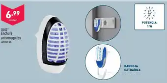 ALDI Enchufe antimosquitos Lámpara UV. oferta