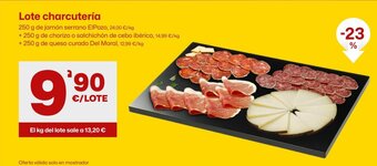 AhorraMas Lote charcutería oferta