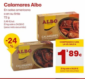 AhorraMas Calamares Albo oferta