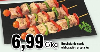 FROIZ Brocheta de cerdo elaboración propia kg oferta