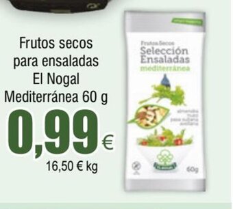 FROIZ Frutos secos para ensaladas El Nogal Mediterránea 60 g oferta