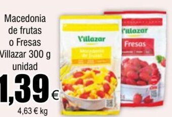 FROIZ Macedonia de frutas o Fresas Villazar 300 g unidad oferta
