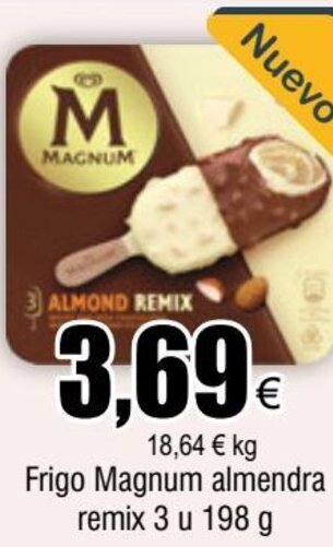 FROIZ Frigo Magnum almendra remix 3 u 198 g oferta