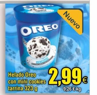 FROIZ Helado Oreo con mini cookies tarrina 323 g oferta