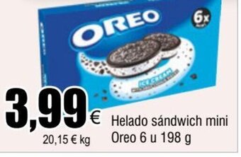 FROIZ Helado sándwich mini Oreo 6 u 198 g oferta