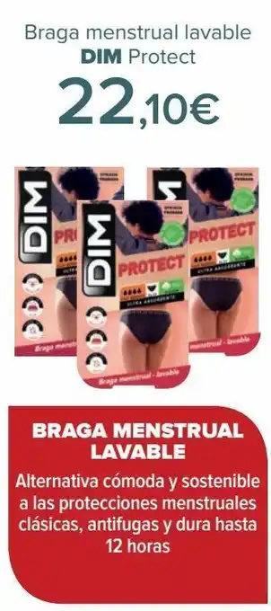 Carrefour Braga menstrual lavable dim protect oferta
