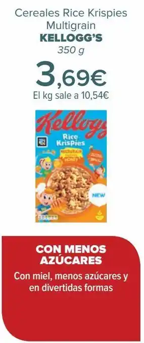 Carrefour Cereales rice krispies multigrain kellogg's oferta