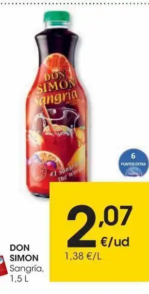 Eroski Don simon sangría 1,5 l oferta