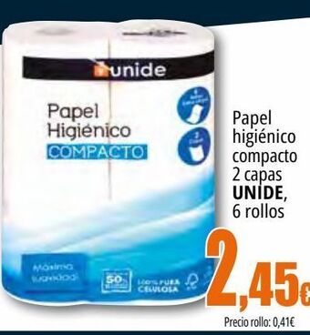 UDACO Papel higiénico unide oferta