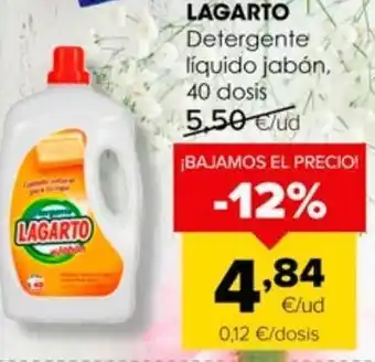 Autoservicios Familia Detergente líquido lagarto oferta