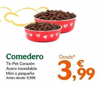 TiendAnimal Comedero para perros oferta