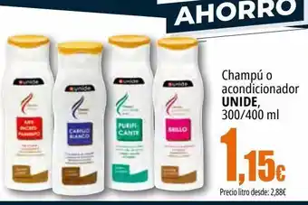 UDACO Champú o acondicionador unide oferta