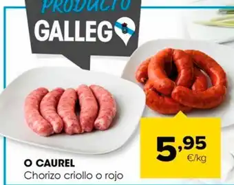 Autoservicios Familia Chorizo criollo caurel oferta