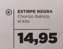 Alimerka Chorizo ibérico estirpe negra oferta