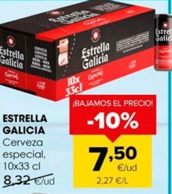 Autoservicios Familia Cerveza estrella galicia oferta