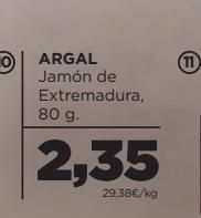 Alimerka Jamón argal oferta