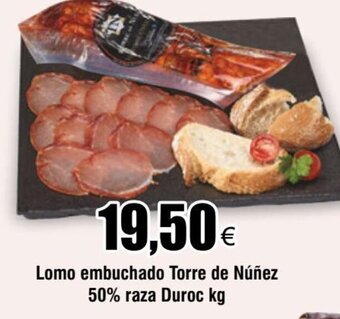 FROIZ Lomo embuchado Torre de Núñez 50% raza Duroc kg oferta