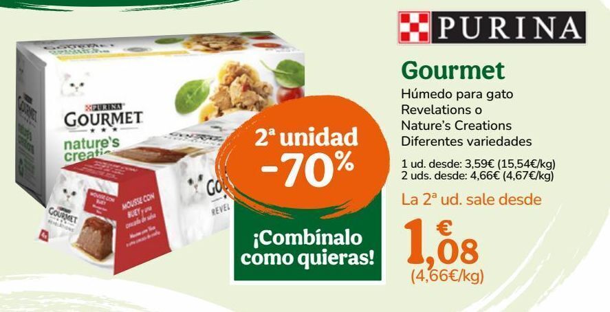 TiendAnimal Comida para gatos gourmet oferta