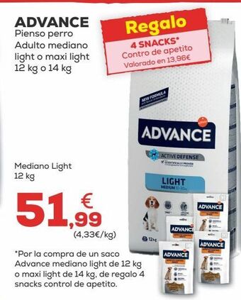 Kiwoko Pienso para perros advance oferta