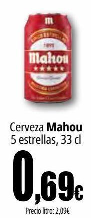 Unide Supermercados Cerveza mahou 5 estrellas oferta