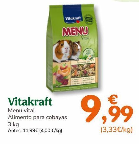 TiendAnimal Comida para roedores vitalkraft oferta