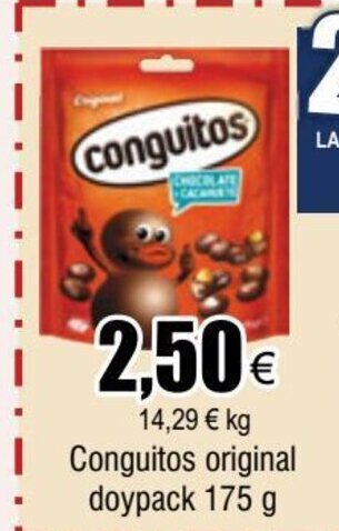 FROIZ Conguitos original doypack 175 g oferta