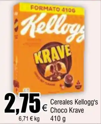 FROIZ Cereales Kellogg's Choco Krave 410g oferta