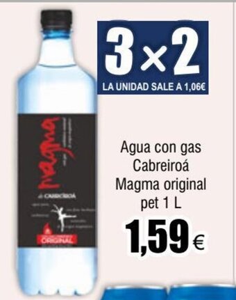 FROIZ Agua con gas Cabreiroá Magma original pet 1 L oferta