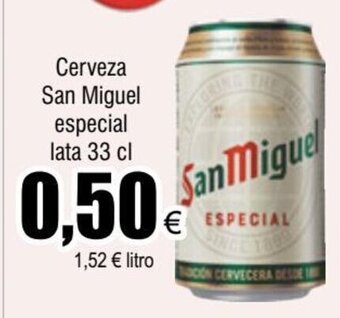 FROIZ Cerveza San Miguel especial lata 33 cl oferta