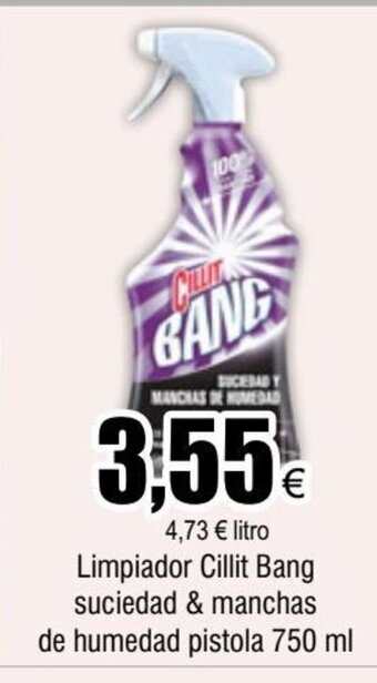 FROIZ Limpiador Cillit Bang suciedad & manchas de humedad pistola 750 ml oferta