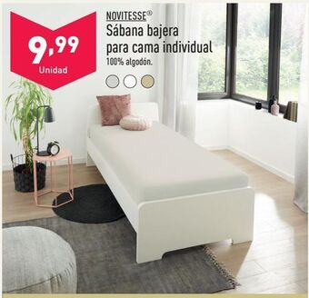ALDI Sábana bajera novitesse oferta