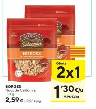 Caprabo Nueces borges oferta