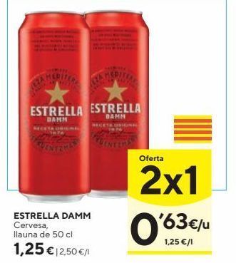 Caprabo Cerveza estrella damm oferta