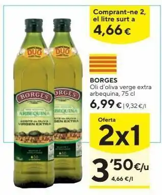 Caprabo Aceite de oliva virgen extra borges oferta