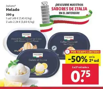 Lidl Italiamo® Helado 200g oferta