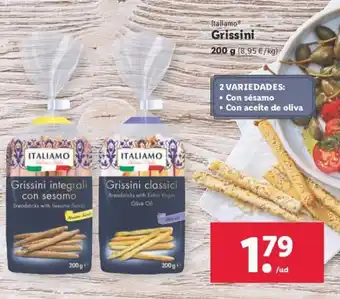Lidl Italiamo Grissini 200 g oferta