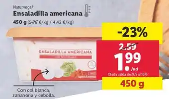 Lidl Naturvega Ensaladilla americana 450 g oferta