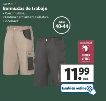 Lidl PARKSIDE Bermudas de trabajo oferta