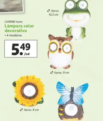 Lidl LIVARNO home Lámpara solar decorativa • 4 modelos. oferta