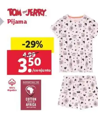 Lidl TOM JERRY Pijama oferta